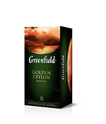 Greenfield Greenfield Golden Ceylon ?lassic Collection Black Tea Finely Selected Speciality Tea 25 Double Chamber Teabags With Tags in Foil Sachets
