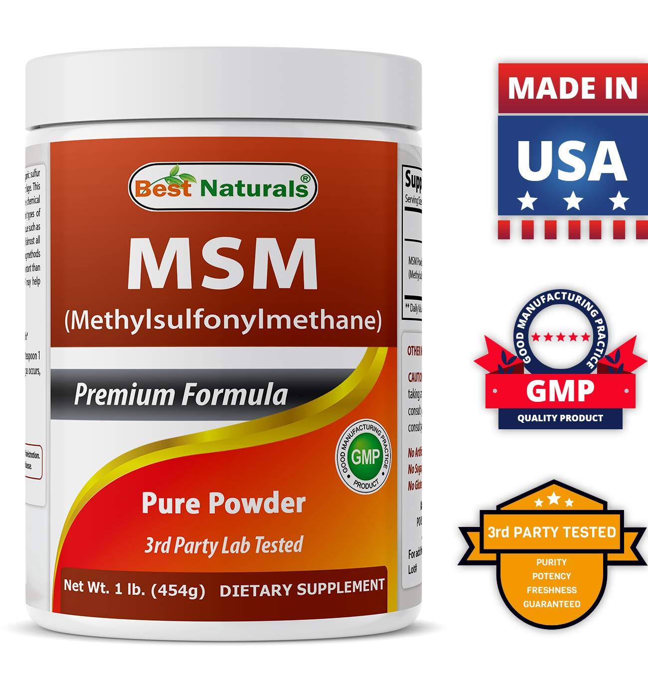 Best Naturals Best Naturals MSM Powder & Vitamin C Powder