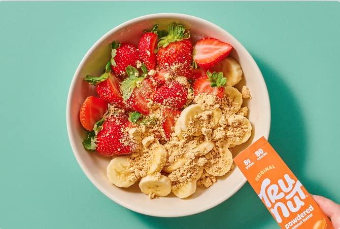 Tru-Nut Tru-Nut Peanut Butter Powder - Made with Natural Ingredients - Vegan, Low Carb, Gluten Free, Non GMO - Low Calorie Peanut Butter Protein Powder - Peanut Butter Flavor, 16oz