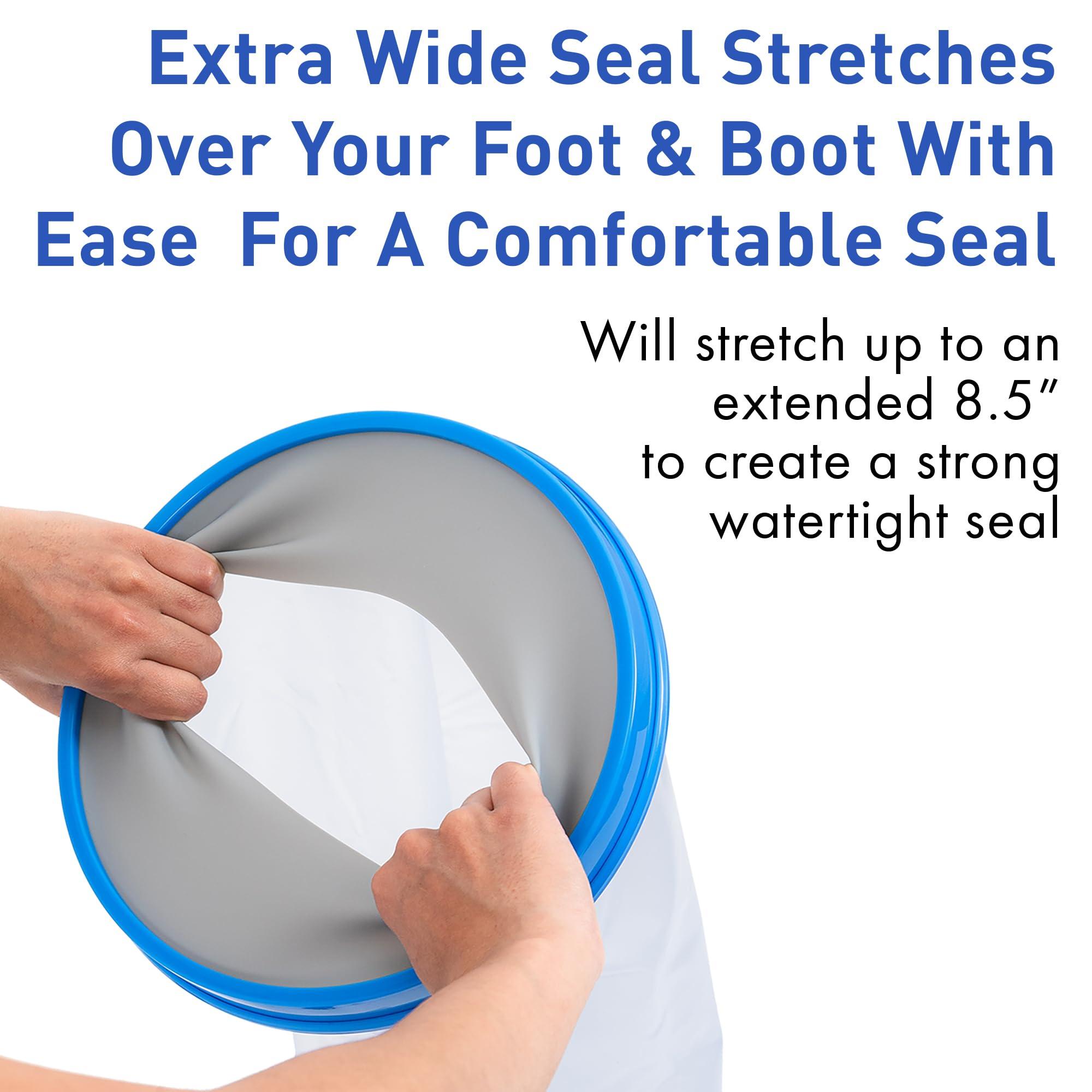 TKWC INC TKWC INC Extra Wide/Oversized Waterproof Leg Cast Cover For Larger Bandages, Casts & Boots - for Showering 5739 - Watertight Foot Protector