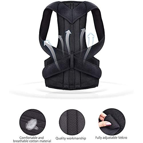 MBROS XS-5XL Plus Size Back Brace Posture Corrector for Men and Women Adjustable Upright Back Support Straightener Prevent Scoliosis Improve Hunchback