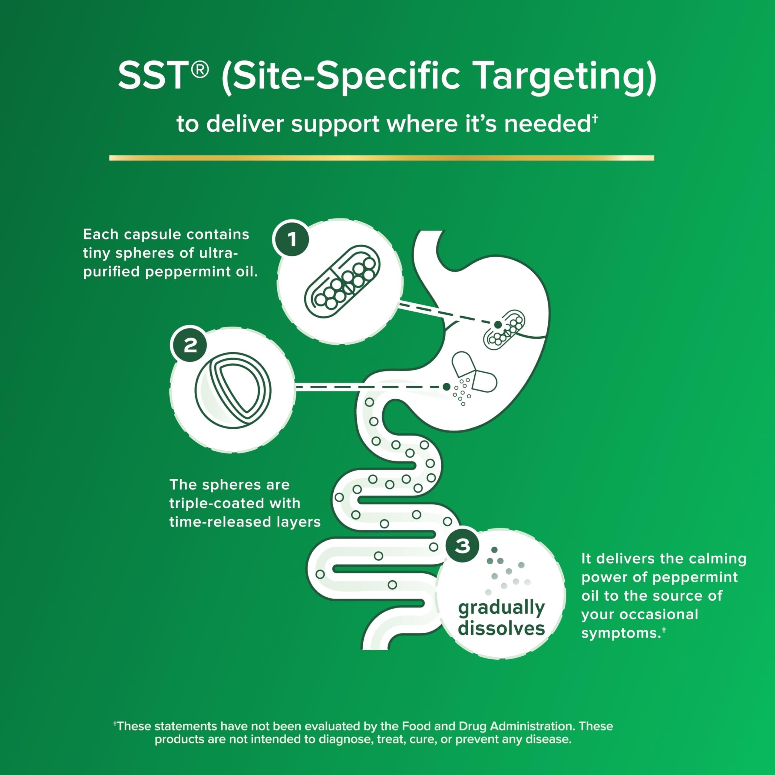 IBgard IBgard Gut Health Supplement, Peppermint Oil Capsules for Abdominal Comfort, 12 Capsules (Packaging May Vary)