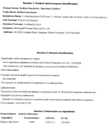 Naturejam Sodium Saccharin 2 Pounds-A Sugar Substitute & Artificial Sweetener-Used as Ingredient in Foods
