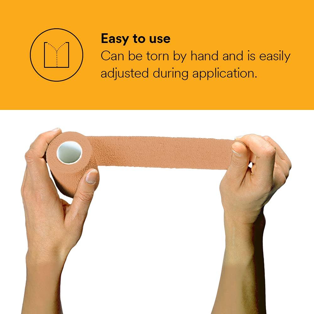 Coban 3M Coban NL Non-Latex Self-Adherent Wrap with Hand Tear, 2083, 3 in x 5 yd, 24 Rolls/Case