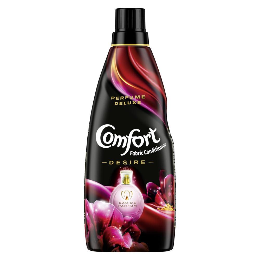 Hemir Comfort Perfume Deluxe Fabric Conditioner 850 mL | After Wash Liquid Fabric Softener | Softness, Shine & Long Lasting Freshness