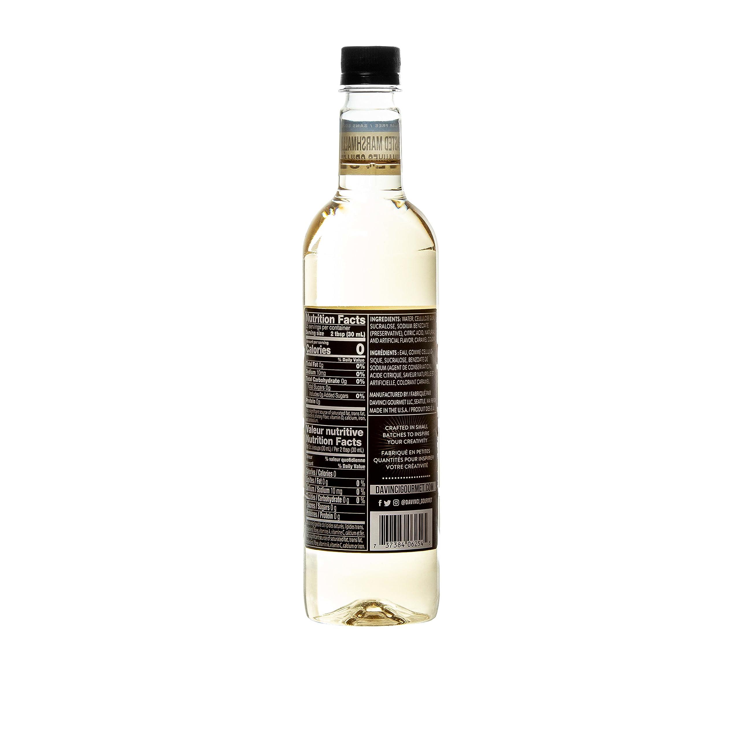 DaVinci Gourmet DaVinci Gourmet Sugar-Free Toasted Marshmallow Syrup, 25.4 Fluid Ounces (Pack of 1)