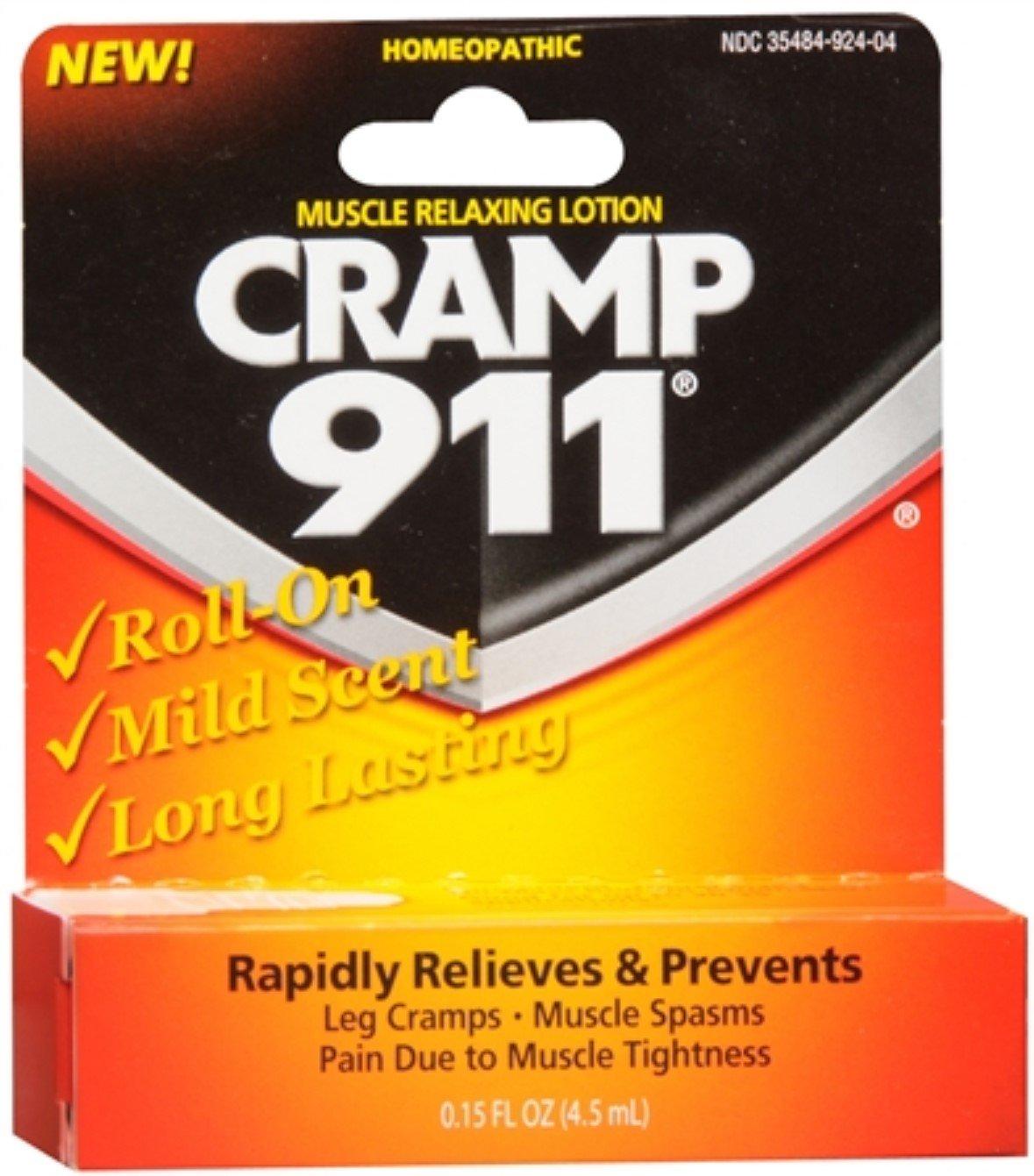 Cramp911 Cramp 911 Muscle Relaxing Roll-On Lotion 4.50 mL (Pack of 11)