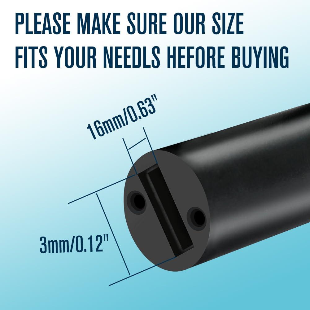 FVRITO FVRITO 4-Pack Rubber Tips for 5/8\" Wheelchair Handle Brake, Wheelchair Wheel Lock Cover Perfect Replacement for Rollator Transport Wheelchair, Lightweight Foldable Wheelchair Accessories