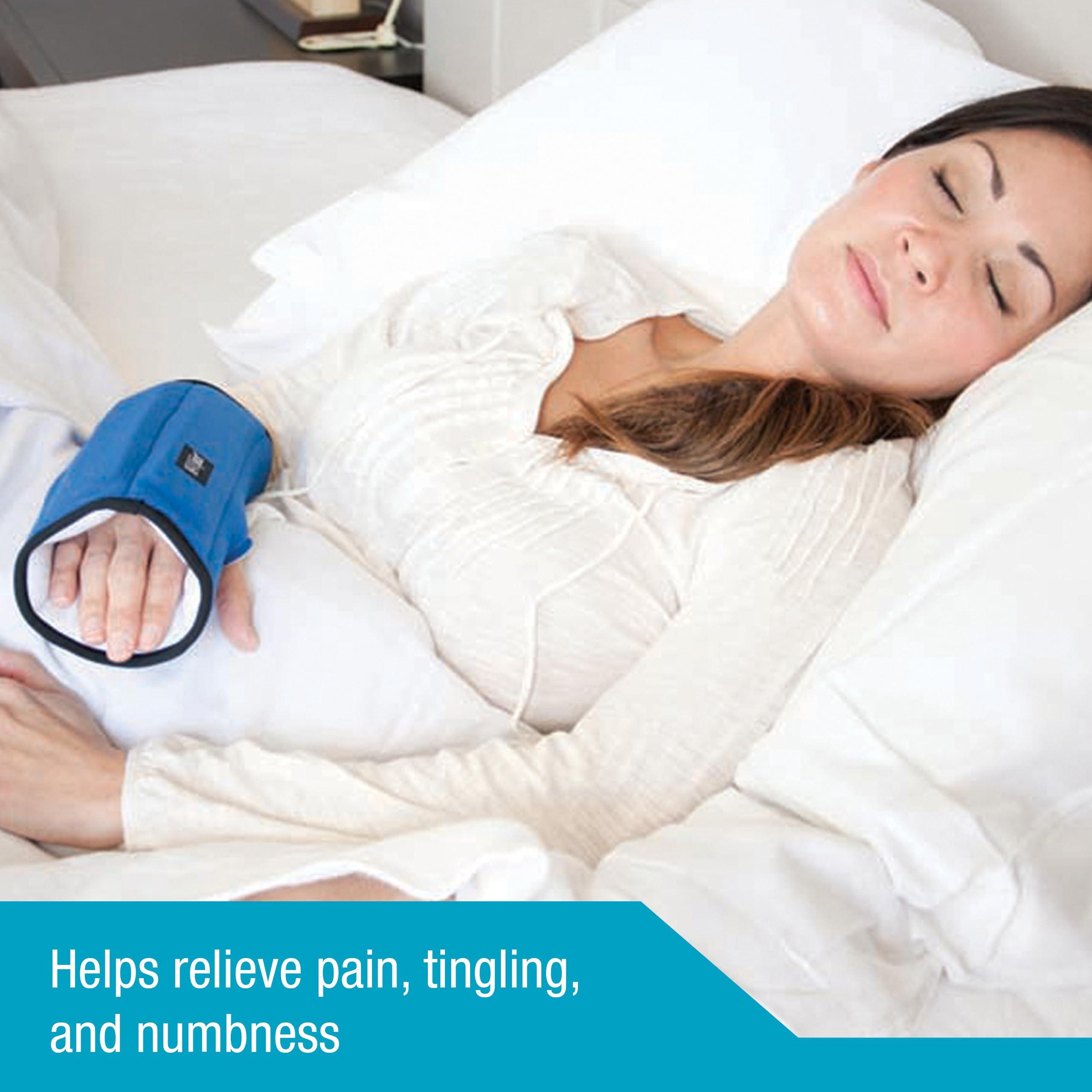 Brownmed Brownmed IMAK RSI Pil-O-Splint - Hand & Wrist Brace for Nighttime - Removable Splint for Customizable Comfort & Support - Restrict Motion During Sleep for Arthritis Support - Fits Either Hand