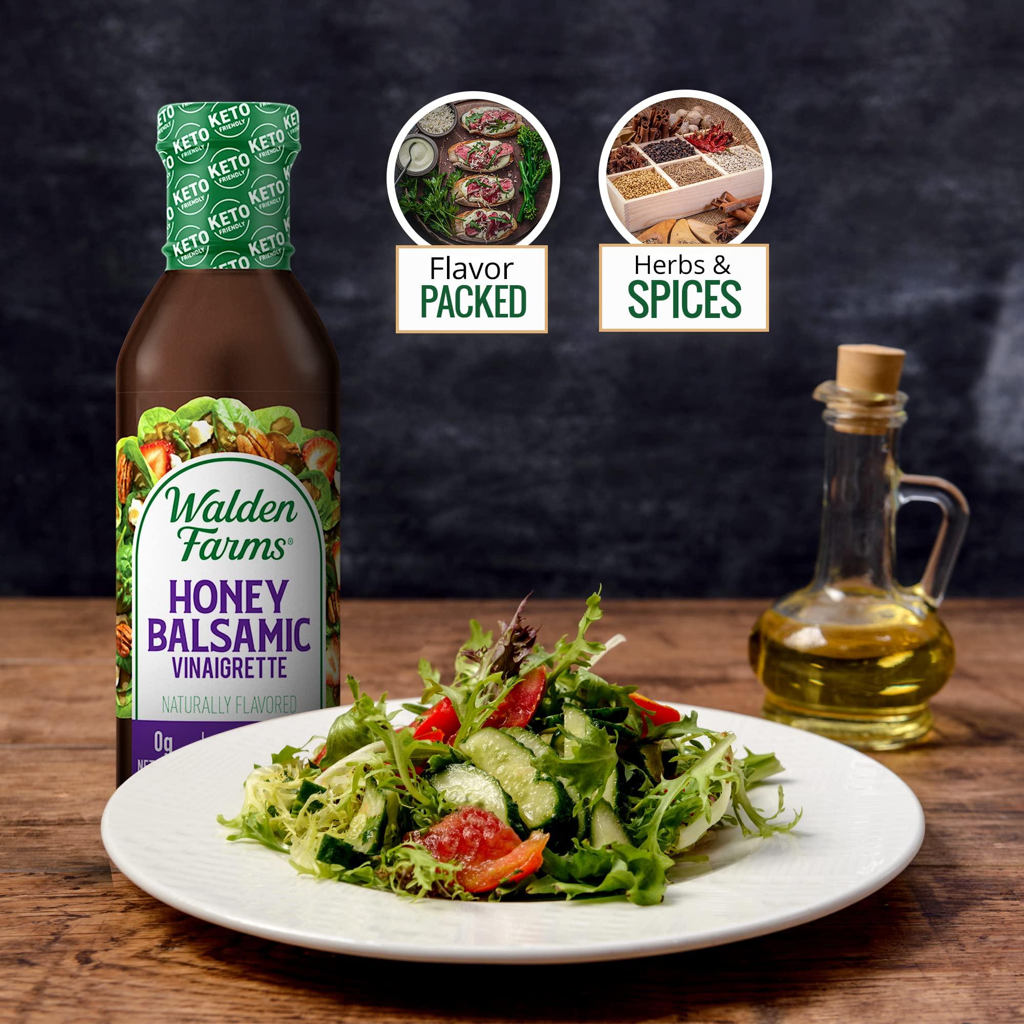Walden Farms Walden Farms Calorie Free Dressing Honey Balsamic Vinaigrette - 12 Fl oz - 2 Pc
