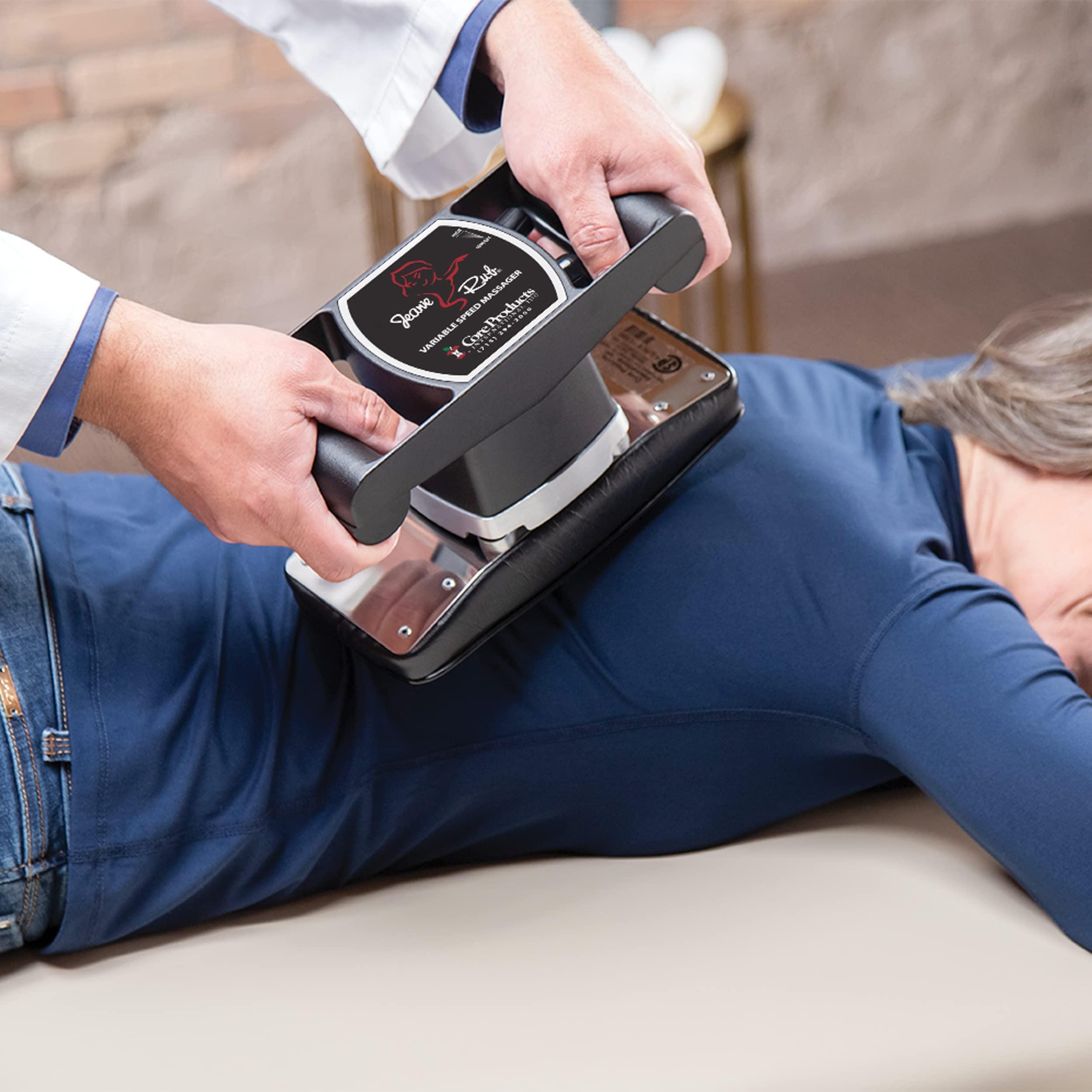 Core Products Core Products Jeanie Rub Variable Speed Massager, Premium Quality Deep Tissue Back & Shoulder Massager for Pain Relief, Body Massager for Back, Neck, Lower Back & Cellulite Massage