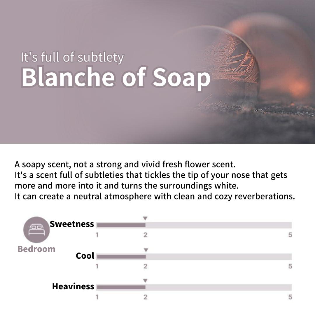 Raffineur Raffineur Turntable Diffuser Refill Kit (Blanche of Soap), Waterless Solid Terracotta Refill Infused with Aromatherapy Essential Oil, Air freshener for Home Large Room, Pet and Baby Safe