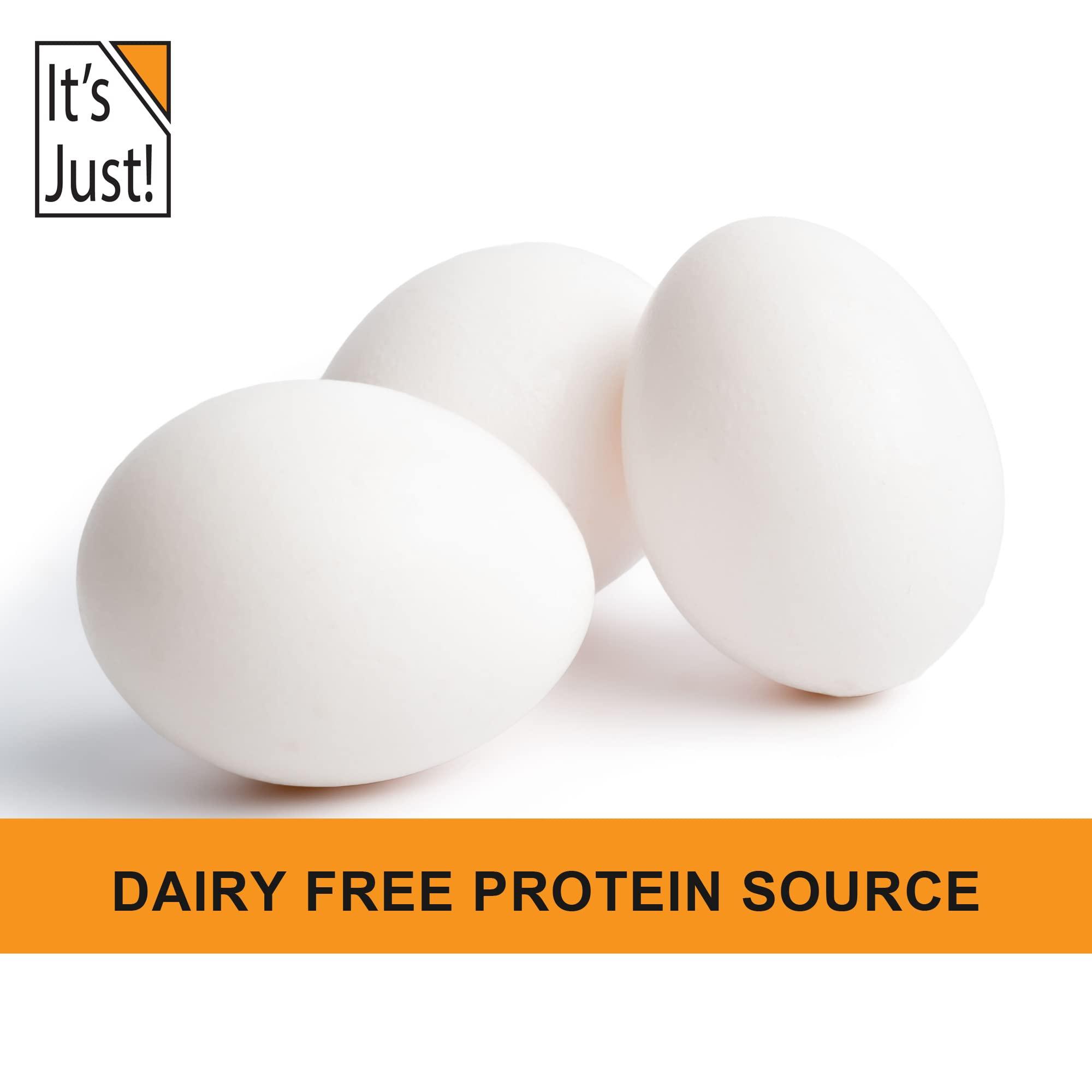 It's Just! It\'s Just! - Egg White Protein Powder, Made in USA from Cage-Free Eggs, Dried Egg Whites (Unflavored, 8oz)