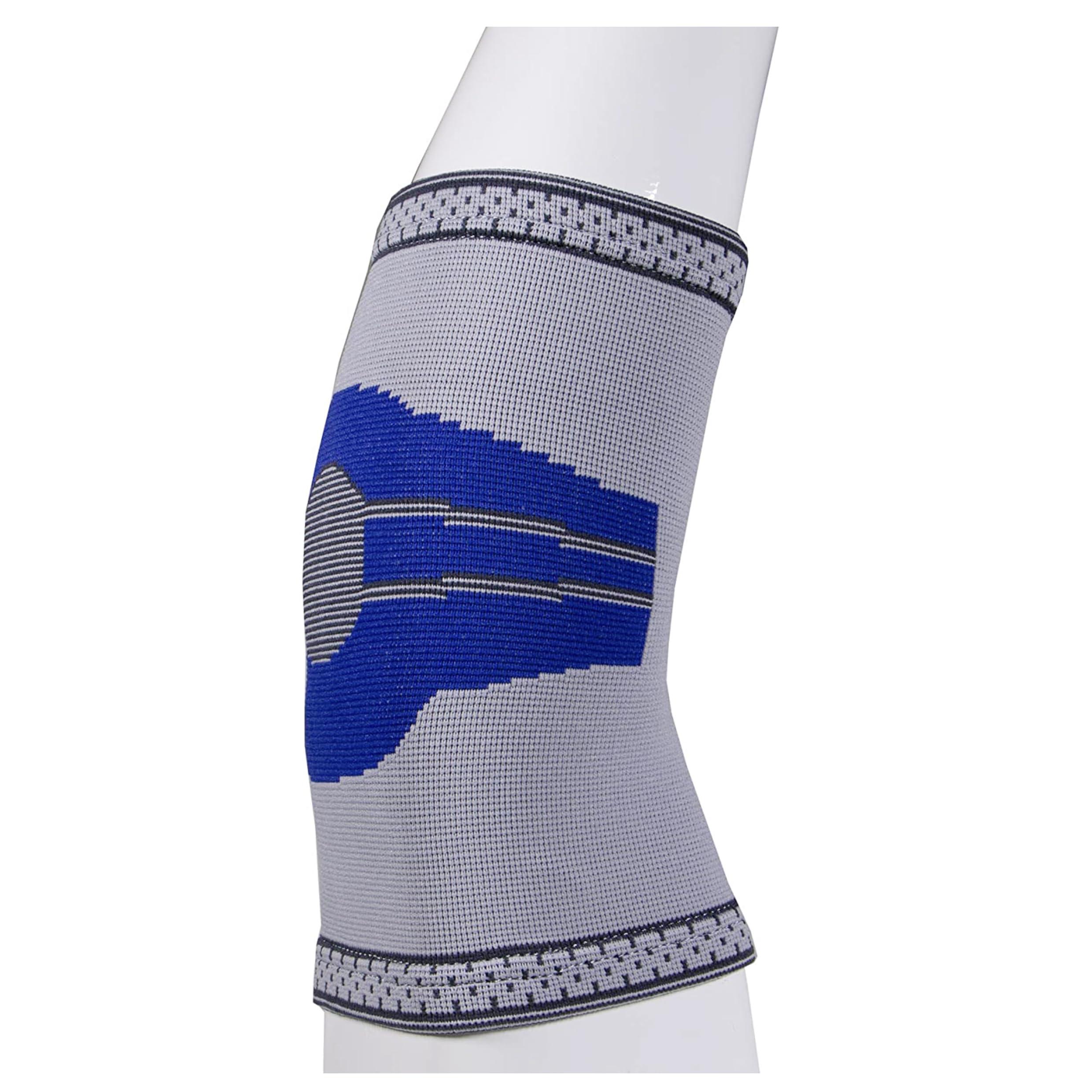 Kunto Fitness Products Kunto Fitness Elbow Brace Compression Support Sleeve for Tendonitis, Tennis Elbow, & Golf Elbow Treatment - Reduce Joint Pain During Any Activity! (Large)