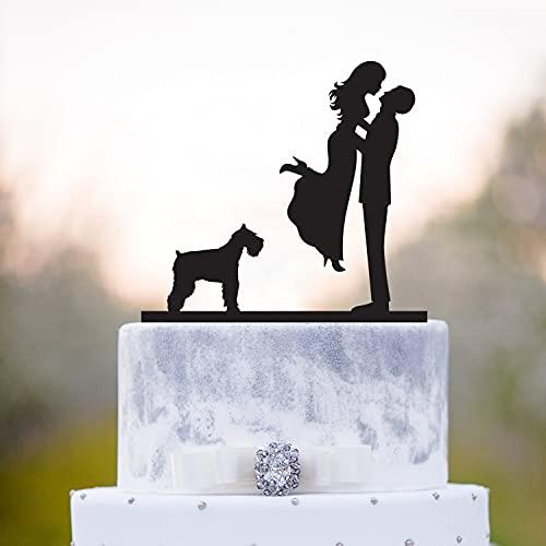 Schnauzer cake outlet topper