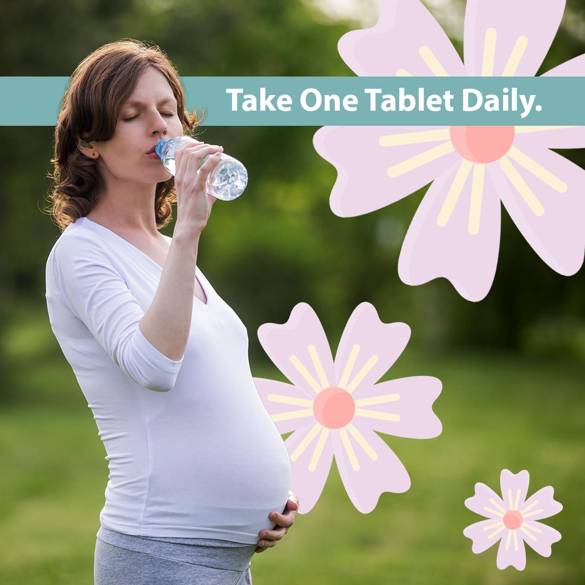 GeriCare GeriCare Prenatal Multivitamin & Minerals for Healthy Mom and Baby - Folate + Vitamin C + Vitamin D + Iron + Calcium + B12, 100 Count (Pack of 2)