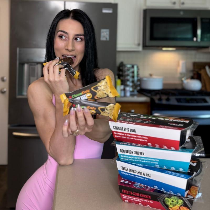 Clean Eatz Clean Eatz High Protein Meal Plan Kit, Prepared Frozen Meals, Calorie-Controlled Entree Pack, High Calorie, Nutrients Dense, Pack of 6 Prepared Meals, Single Serving, Lunch & Dinner