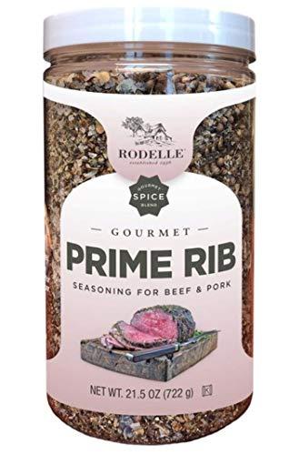 Rodelle Prime Rib Seasoning for Beef Pork Kosher and Gluten Free and 21.5oz