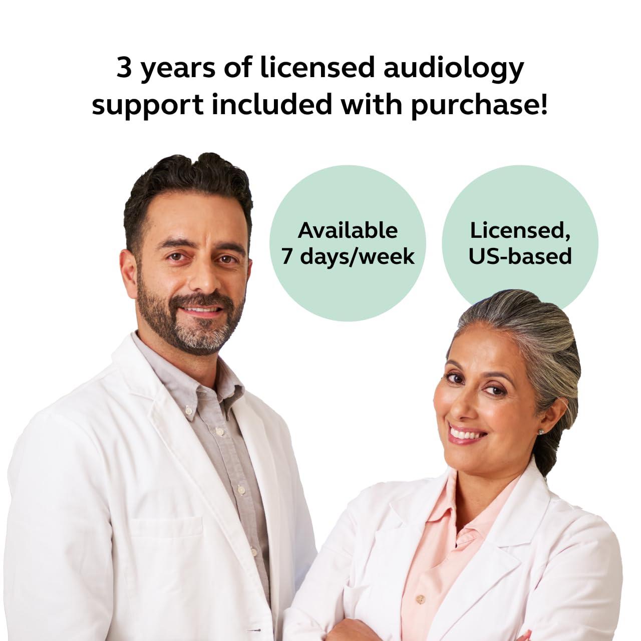 Jabra Enhance Jabra Enhance Select 50R OTC Hearing Aids, Audiology Team Care Included, Bluetooth Streaming for Calls, Music, Media for iOS & Android, Nearly Invisible & Comfortable, Noise Reduction - Beige