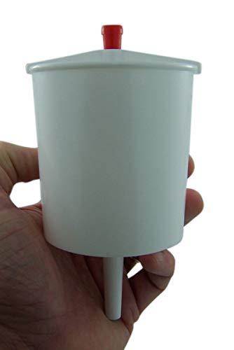 Needzo Religious Gifts White Plastic Push Button Communion Cup Filler Church Supplies, Fills Up to 25 Cups
