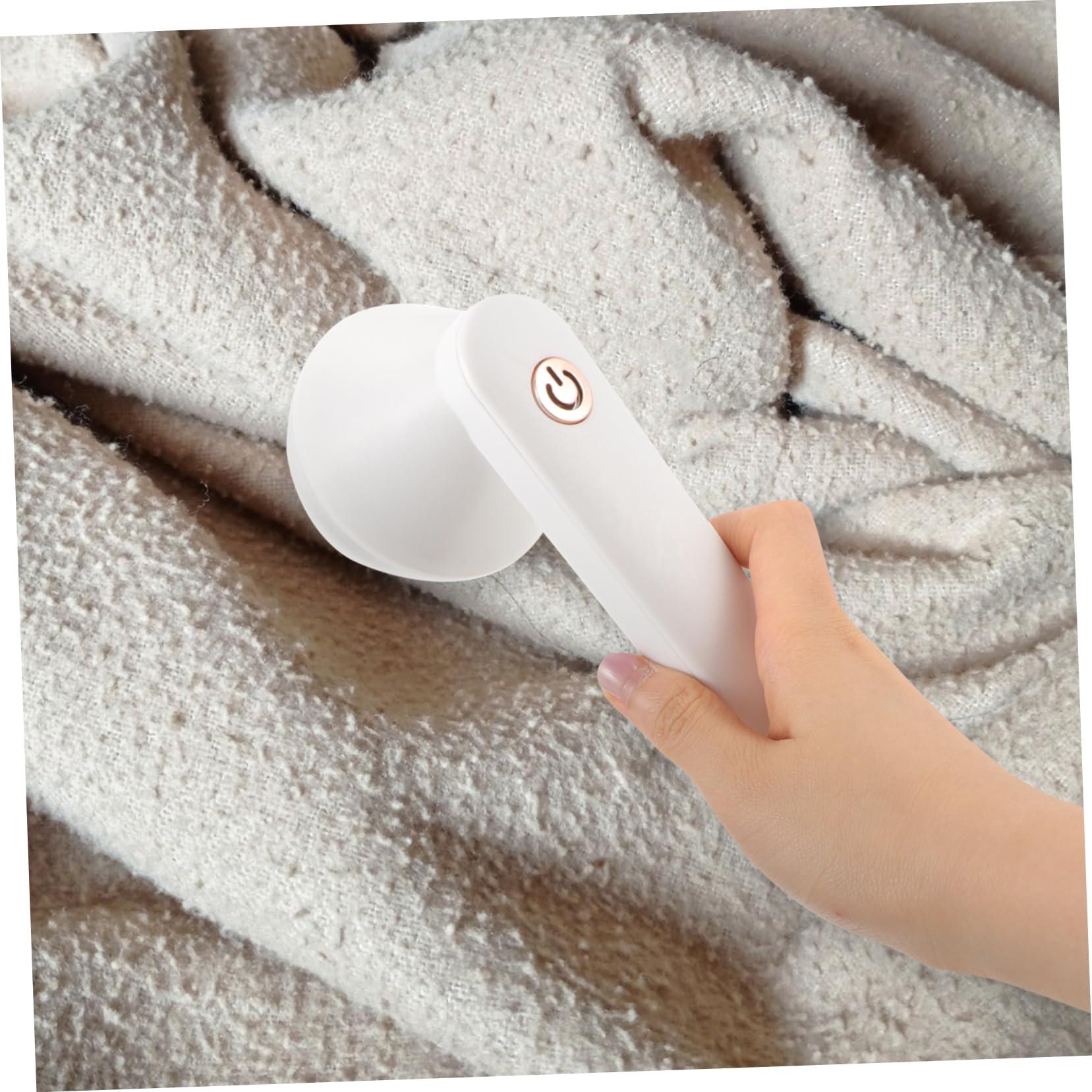 KOMBIUDA KOMBIUDA Carpet Lint Scraper Carpet Shaver Fuzz Remover Fabric Shaver Sweater Shaver Portable Lint Remover Fuzz Shaver Sofa Lint Brush Home Tools White Metal Electric