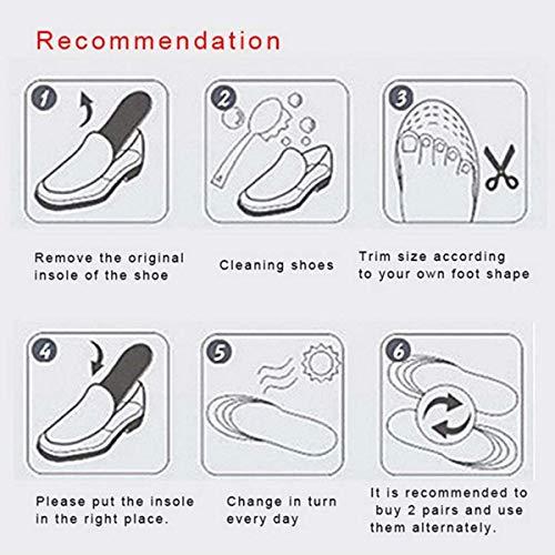 Shaboo Prints Height Increase Insoles Air Taller Cushion Shoes Insoles 4-Layer Heel Insert for Men