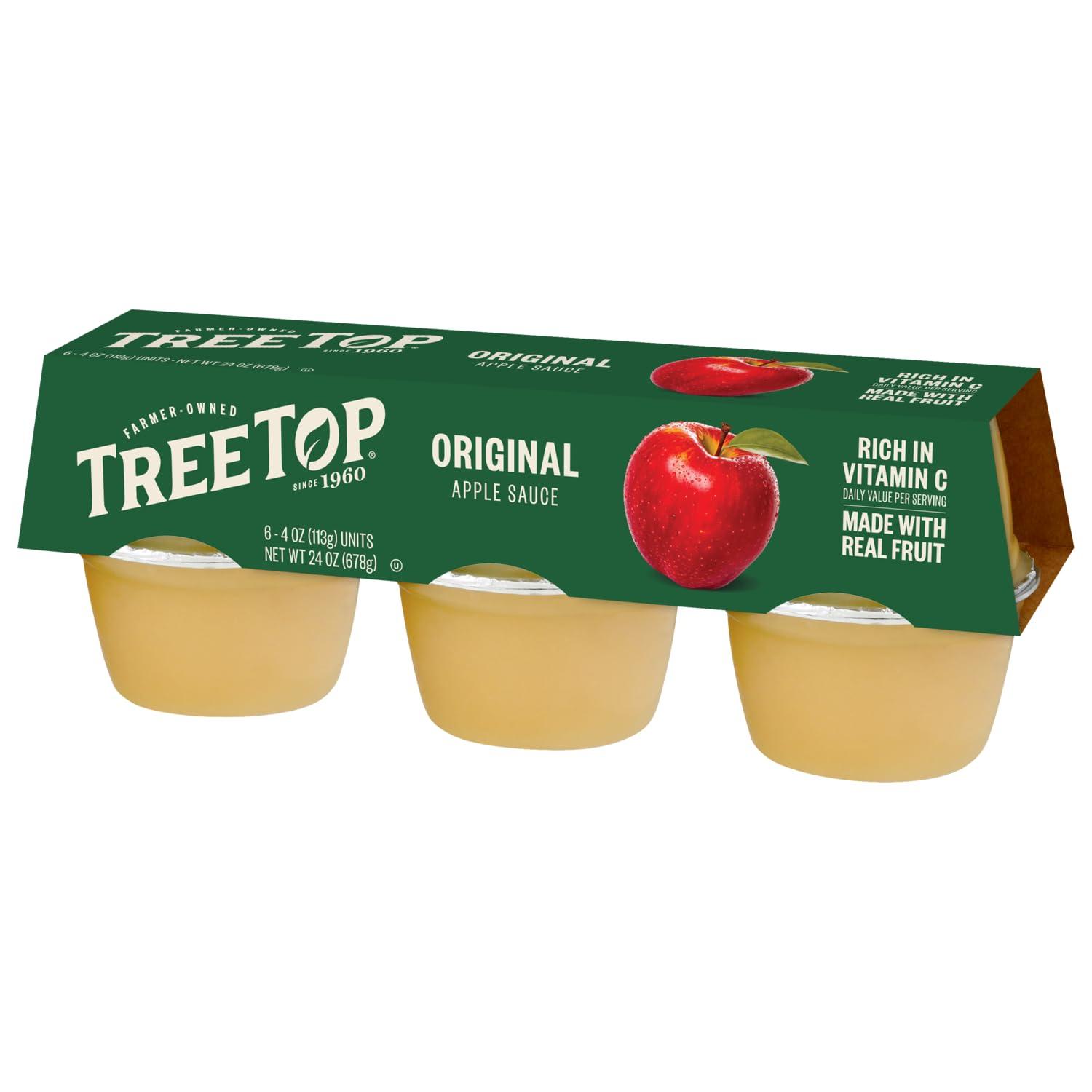 Tree Top Tree Top Original Apple Sauce, 6 Count (Pack of 6)