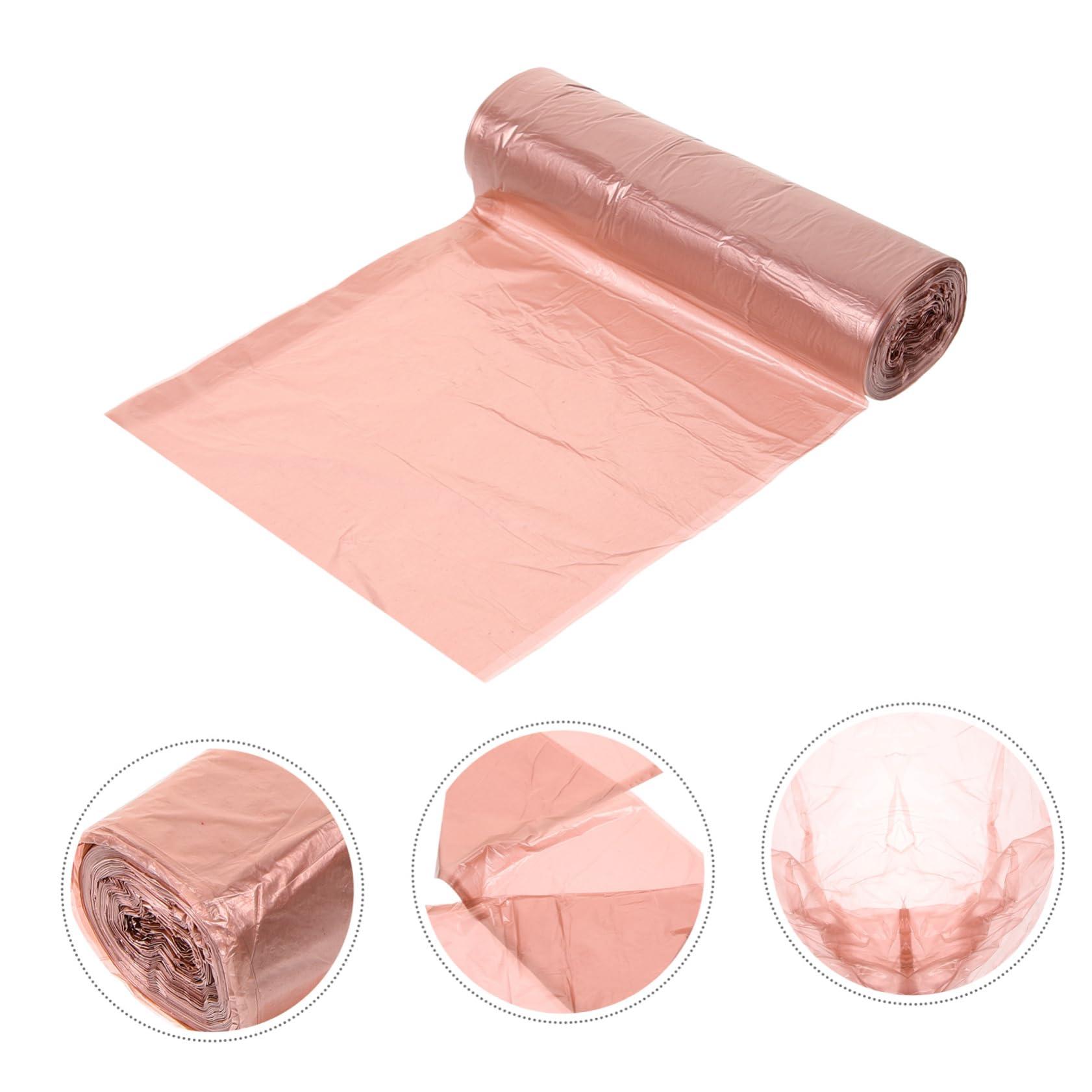 Anneome Anneome 100pcs Golden Garbage Bag Kitchen Waste Pouch Small Trash Bags Disposable Waste Bag Pet Poop Bathroom Trash Bags Living Room Bin Bags Office Liner Degradable Polyethylene