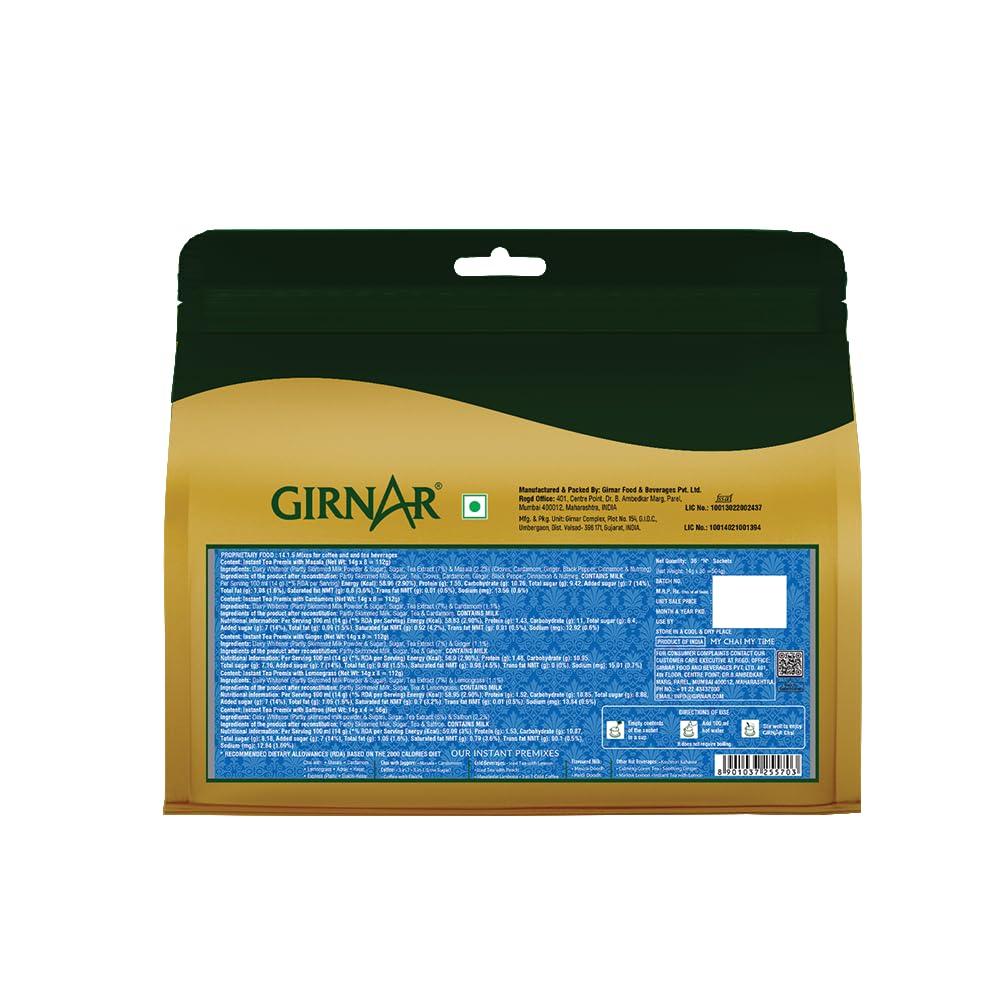 GIRNAR Girnar Instant Tea Premix Variety Pack, 36 Sachets