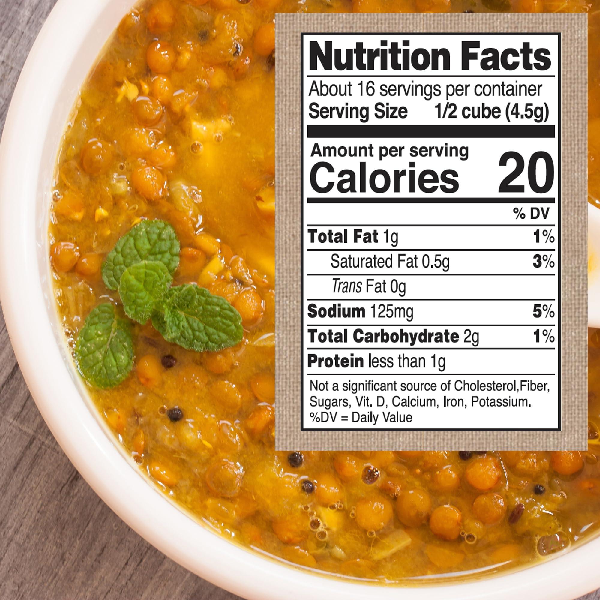 Edward & Sons Edward & Sons Low Sodium Not Chickn Cubes - Vegetable Bouillon Cubes, Not Chicken Bouillon Cubes Vegan, Vegetable Broth - 2.5 Ounce (Pack of 1)