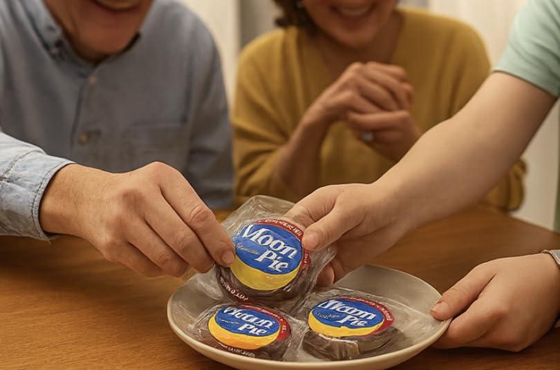 Moon Pies Mini Moon Pies Bulk 72 Individually Wrapped Moon Pie 12 Boxes 6 Each Box (Vanilla)