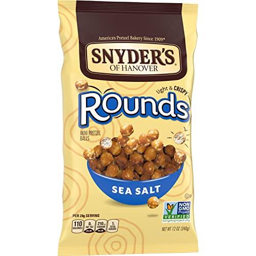 Snyder's of Hanover Snyder's of Hanover Pretzels, Rounds, Sea Salt, 12 Oz