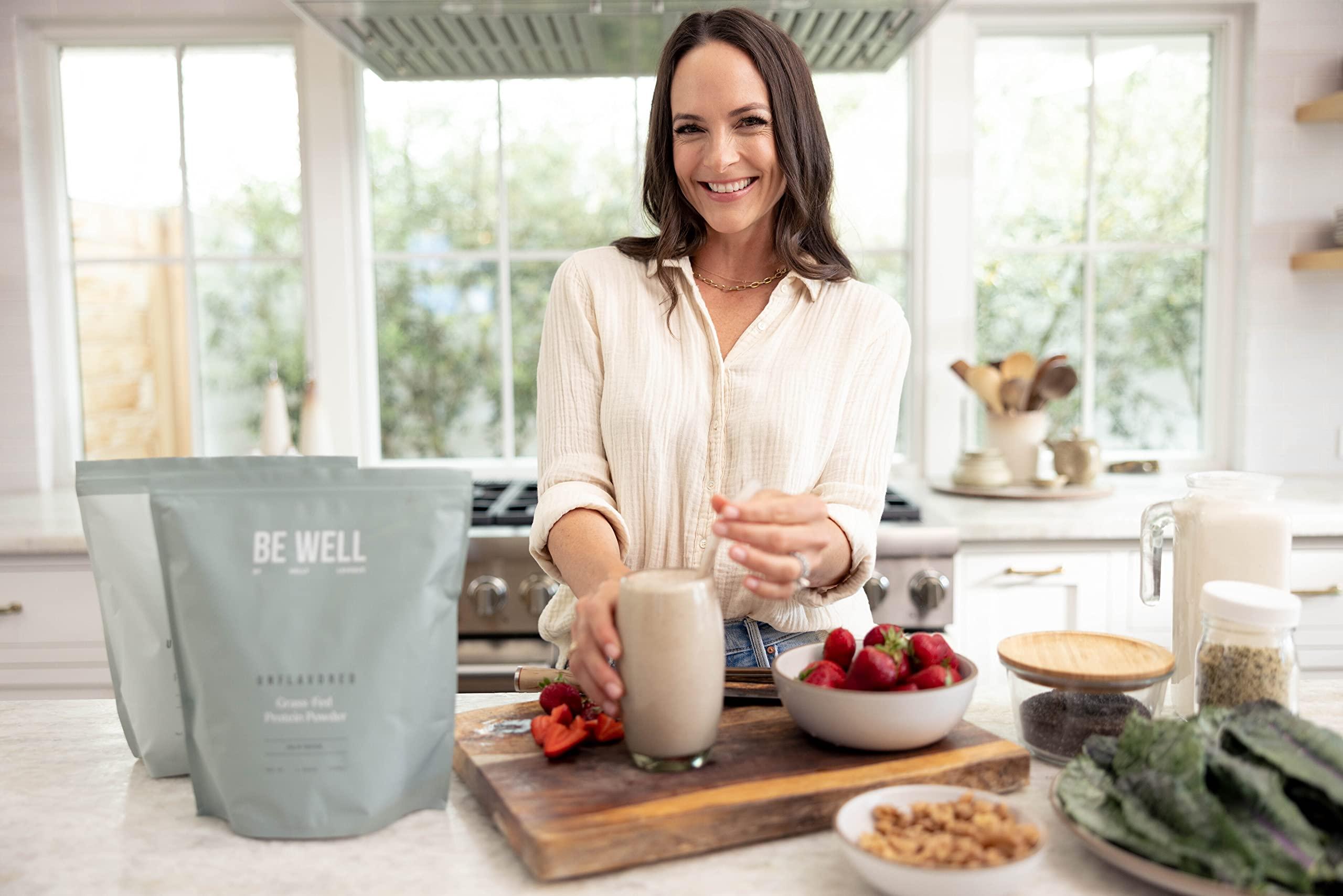 Be Well by Kelly LeVeque Be Well by Kelly Unflavored Grass-Fed Beef Protein Powder, 23G of Protein & Zero Carbs (1 Ingredient, 30 Servings) 9 Amino Acids + 3 BCAAs No Soy, No Dairy, Stevia-Free, No Sugar Added 1.59lb 720g