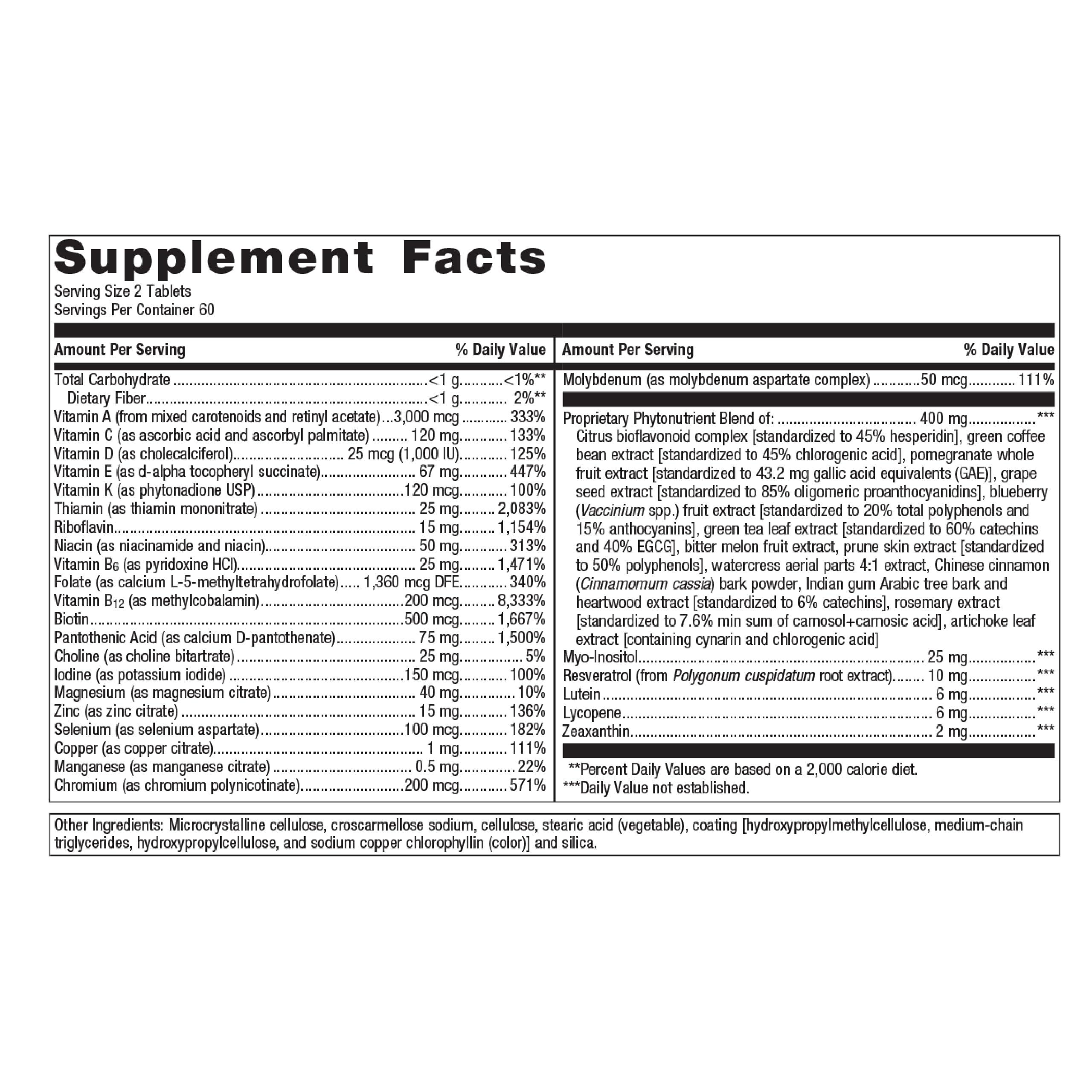 Metagenics Metagenics Bundle - PhytoMulti Without Iron & OmegaGenics EPA-DHA 720-120 Tablets of PhytoMulti for Overall Health - 120 Softgels of EPA-DHA 720 for Heart, Musculoskeletal & Immune System Health*