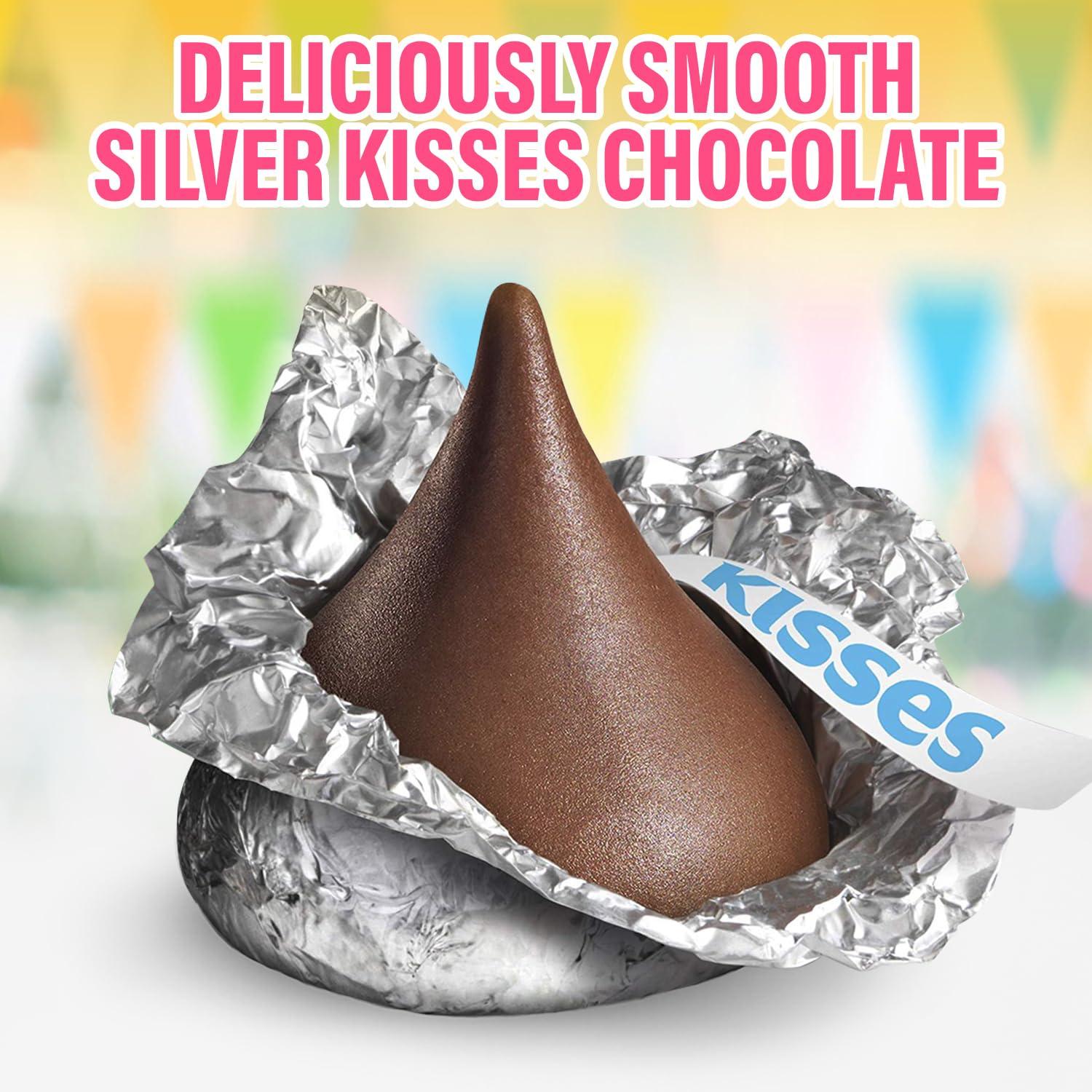 Jumblet Milk Chocolate Kisses, Hershey Kisses Bulk for Parties and Candy Buffets, Delicious Hersheys Kisses in Bulk, Perfect Milk Chocolate Candy for Holiday Celebrations and Everyday Sweet Treats (5 Lb)