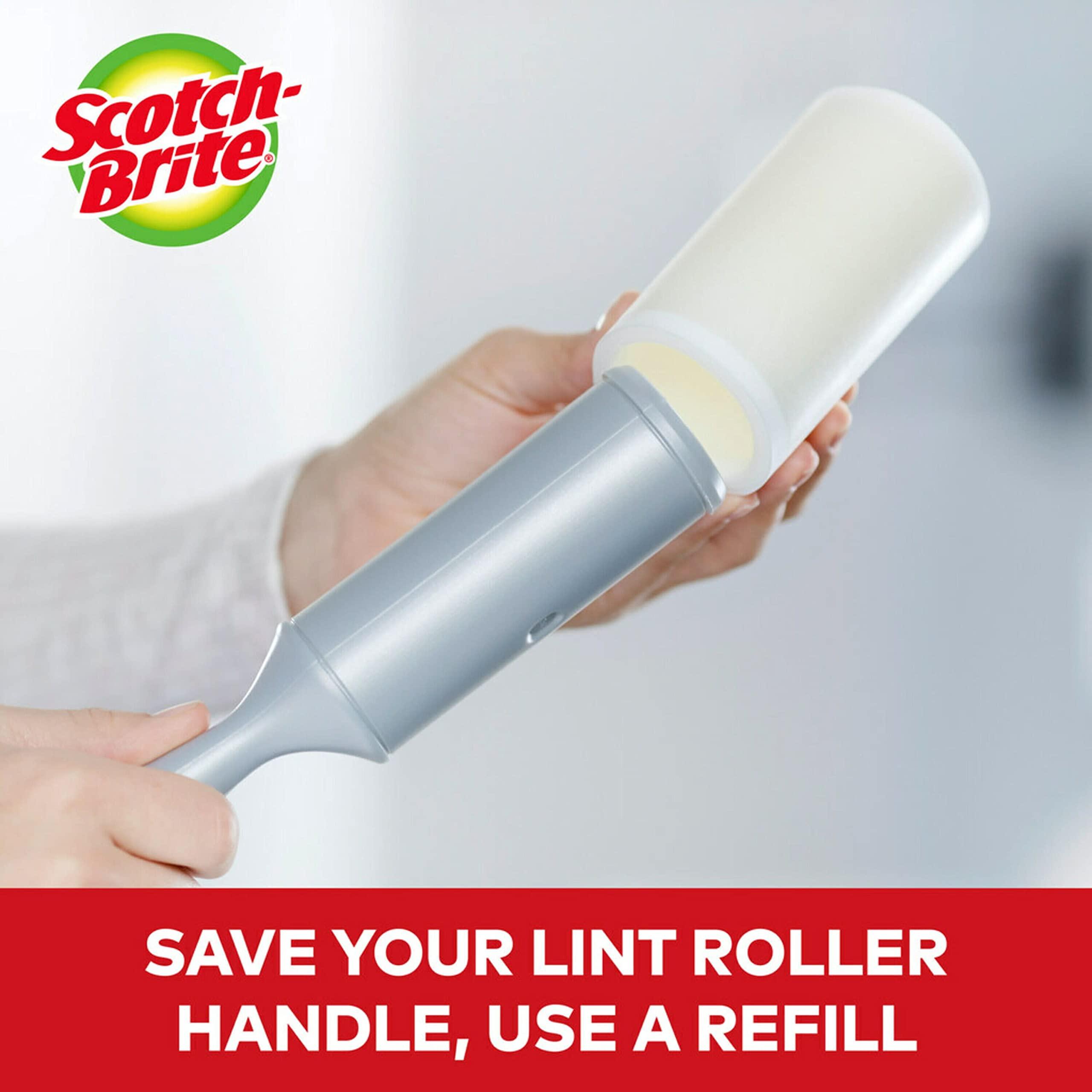 Scotch-Brite Scotch-Brite Lint Roller Refill, Works Great On Pet Hair, 60 Sheets ( Pack Of 6 ) ( Packaging May Vary )