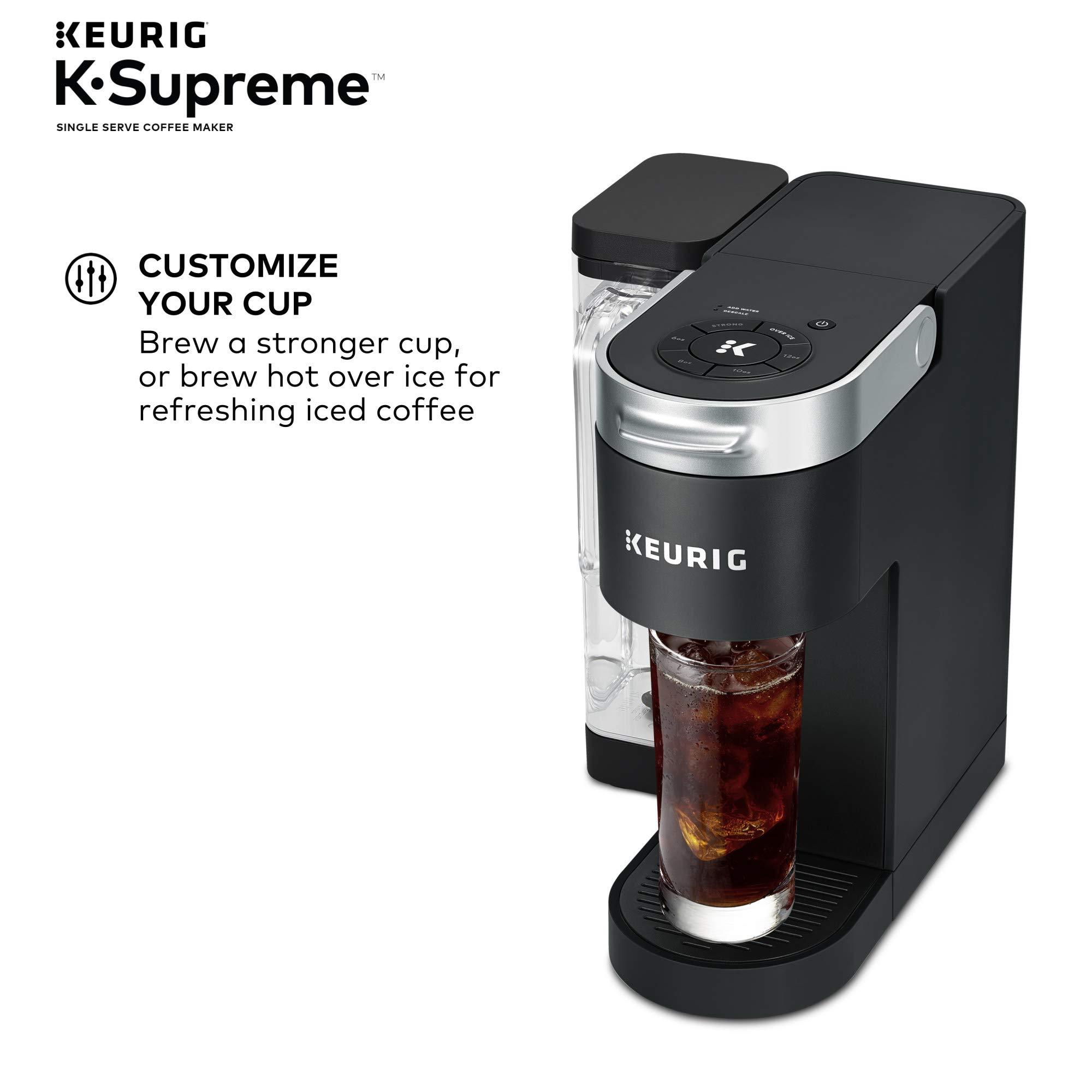 Keurig Keurig K-Supreme Single Serve Coffee Maker with Dunkin' Original Blend Medium Roast, 60 K-Cup Pods