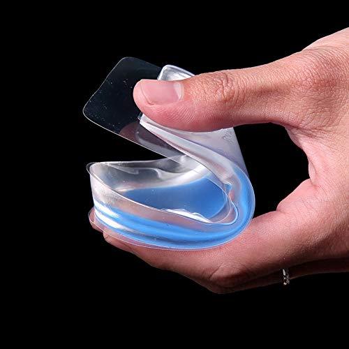 All one tech 3 Pair Gel Heel Cups Plantar Fasciitis Inserts - Silicone Gel Heel Pads for Heel Pain, Bone Spur & Achilles Pain, Gel Heel Cushions and Cups, Pad & Shock Absorbing Support