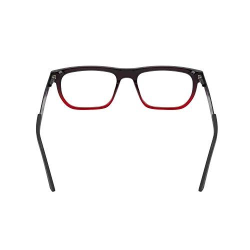 HyperX HyperX Spectre Stealth - Youth 10+ Gaming Eyewear, Blue Light Blocking Glasses, UV Protection, Acetate Frame, Stainless Steel Temples, Crystal Clear Lenses, Microfiber Bag, Hard Case Square Red