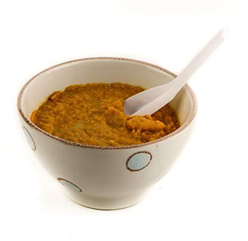 EcoQuality [3000 PACK] Disposable Dining Asian Soup Spoons - White Plastic Chinese Soup Spoons for Ramen, Pho, Clear, Appetizer, 4.5 x 1.2 Inches by EcoQuality