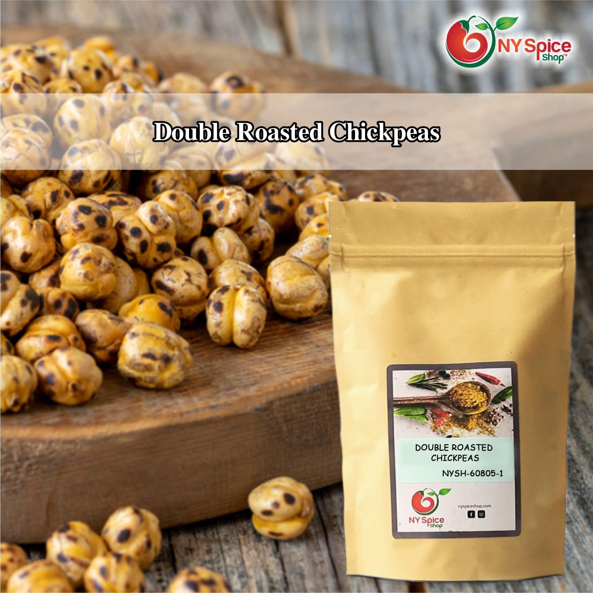NY Spice Shop NY Spice Shop Yellow Double Roasted Chickpeas - 3 Pound Crispy Crunchy Dried Chickpeas Roasted - Bulk Healthy Snacks