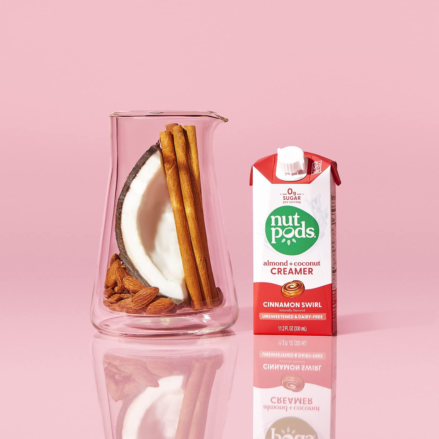 nutpods nutpods Favorites Collection - Unsweetened Non Dairy Creamer - Toasted Marshmallow, French Vanilla and Cinnamon Swirl - Keto Creamer, Whole30, Gluten Free, Non-GMO, Vegan, Sugar Free, Kosher