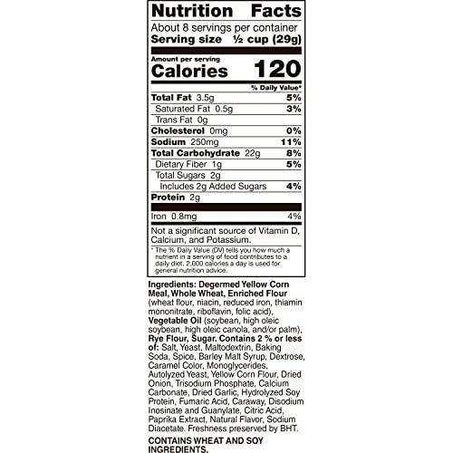 Chex Chex Mix Snack Mix, Traditional, Savory Snack Bag, 8.75 oz