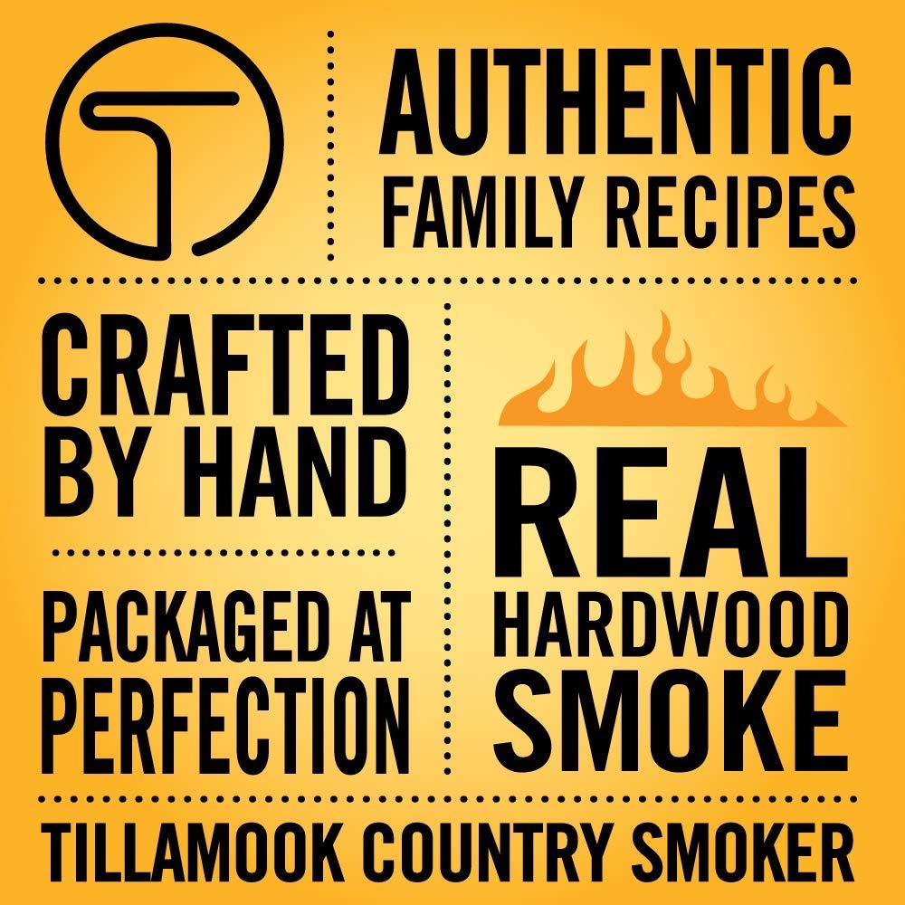 TILLAMOOK COUNTRY SMOKER Tillamook Beef Jerky, Country Smoker Old Fashioned Deli Style Thin Sliced Slab, Low Carb, High Protein, Ready to Eat Keto Snacks, Chopped & Formed Slabs,12 Count Tray