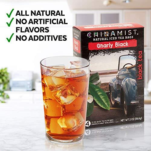 China Mist Iced Tea China Mist Iced Tea Gnarly Black Tea Infusion Refreshing and Delicious Each Tea Bag Yields 1/2 Gallon 4 bags.