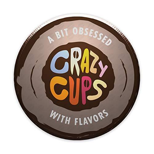 Crazy Cups Crazy Cups Flavored Ground Coffee, French Vanilla Creme, in 10 oz Bag, For Brewing Flavored Hot or Iced Coffee