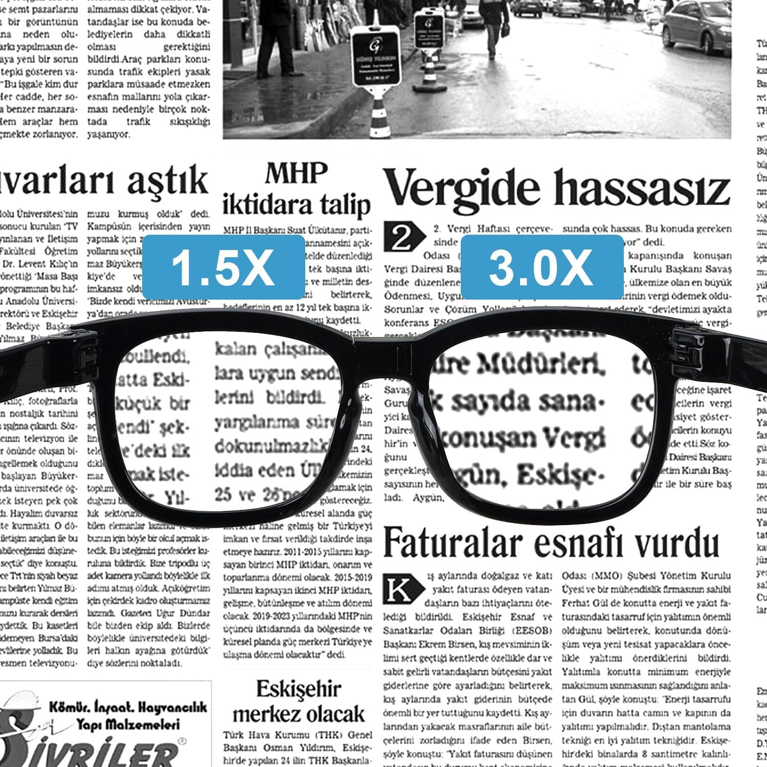 Eyekepper (Must Buy Both Eye) Metalless Reading Glasses Different Strength Each Eye Blue-Left Eye+2.00