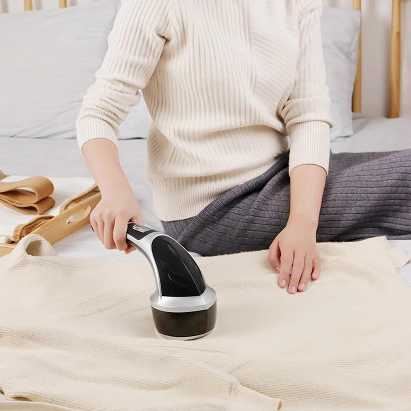 WAOCEO Lint Remover 2000mAh Lint Remover Spool Machine USB Hairball Trimmer Clothes Electric Shaver 5 Gear Speed Intelligent Shaving Ball 15W Fabric Shaver