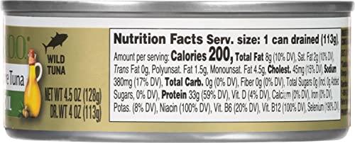 StarKist StarKist E.V.O.O. Solid White Albacore Tuna in Extra Virgin Olive Oil, 4.5 Oz, Pack of 12