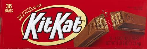 Kit Kat KIT KAT Milk Chocolate Wafer Candy Bars, 1.5 oz (36 Count)